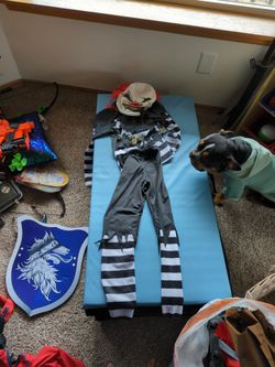 Kids Creepy Clown Costume 