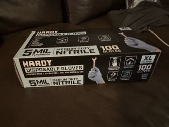 6 boxes of latex gloves size xl 100 in each box new 8 dollars each