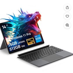 14" Tablet+KeyBoard+Stylus Pen,512G SSD 16G RAM,Windows 11 Pro,12th Gen Intel 