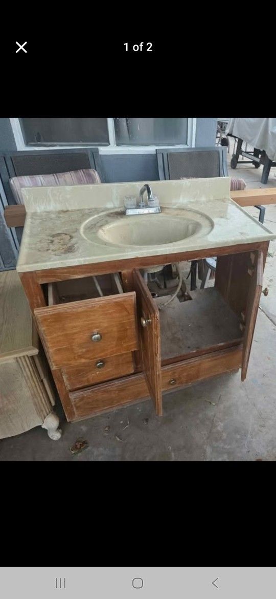 Bathroom Sink With Cabinet