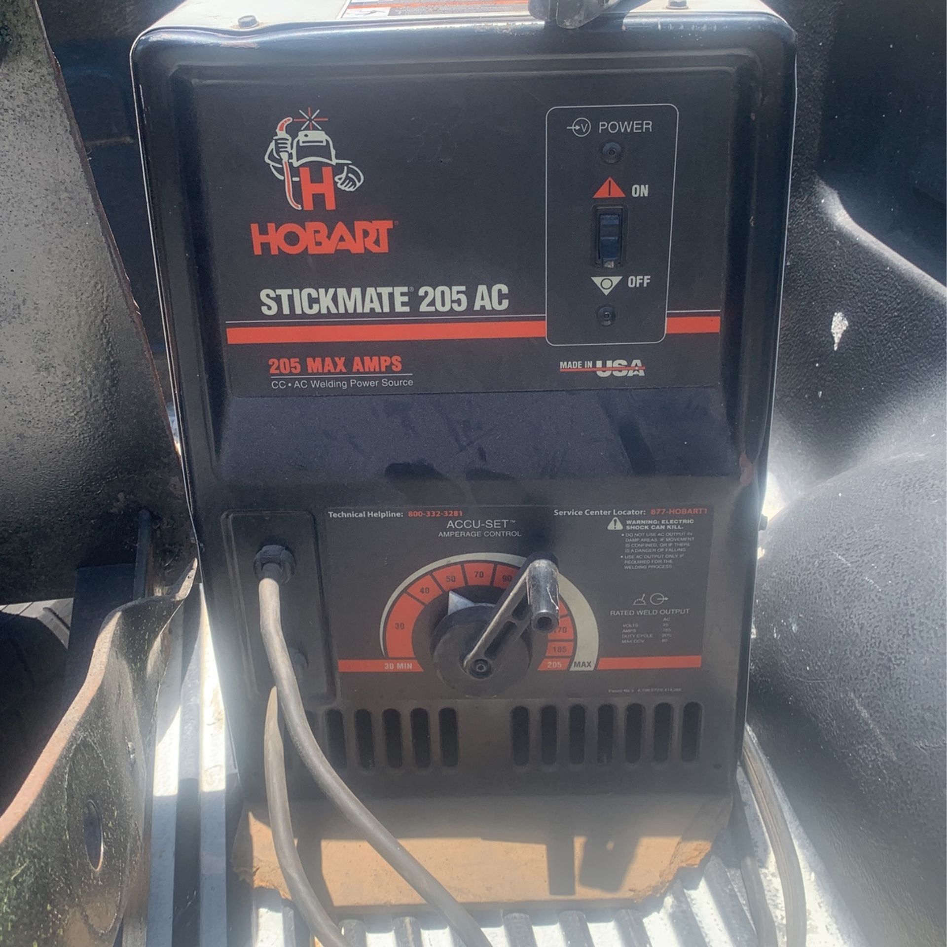 Hobart Stickmate 205 Ac Welding
