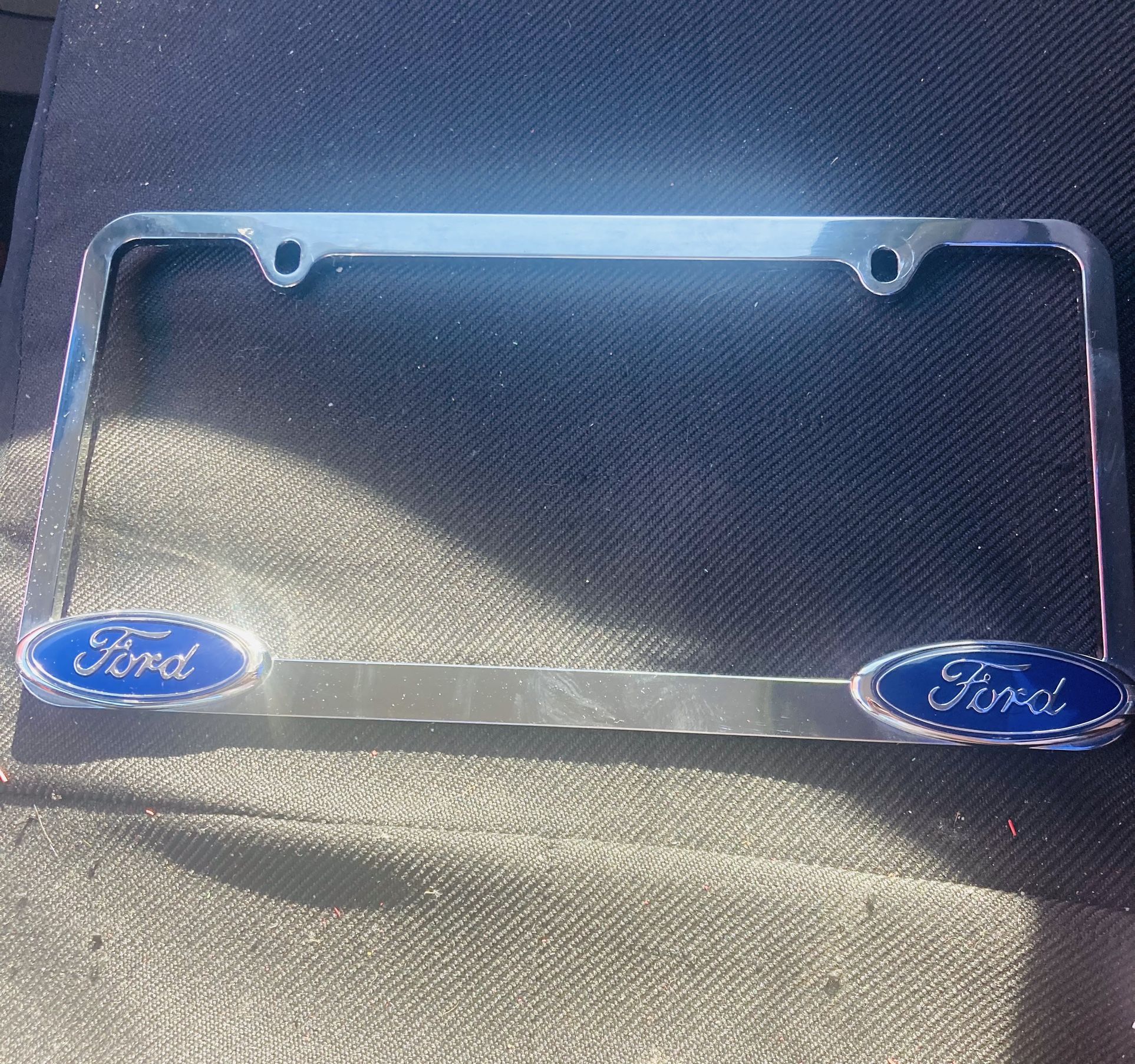 Ford License Plate Chrome Holder (New)
