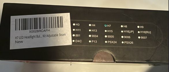 3 Brand New LED Headlight Bulb Kits - H7 & H11/H8/H9- $45 for all 3