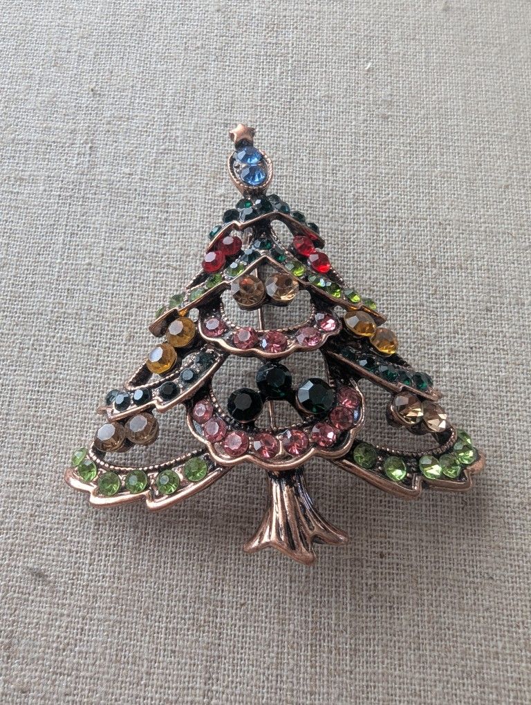 Christmas Tree Brooch