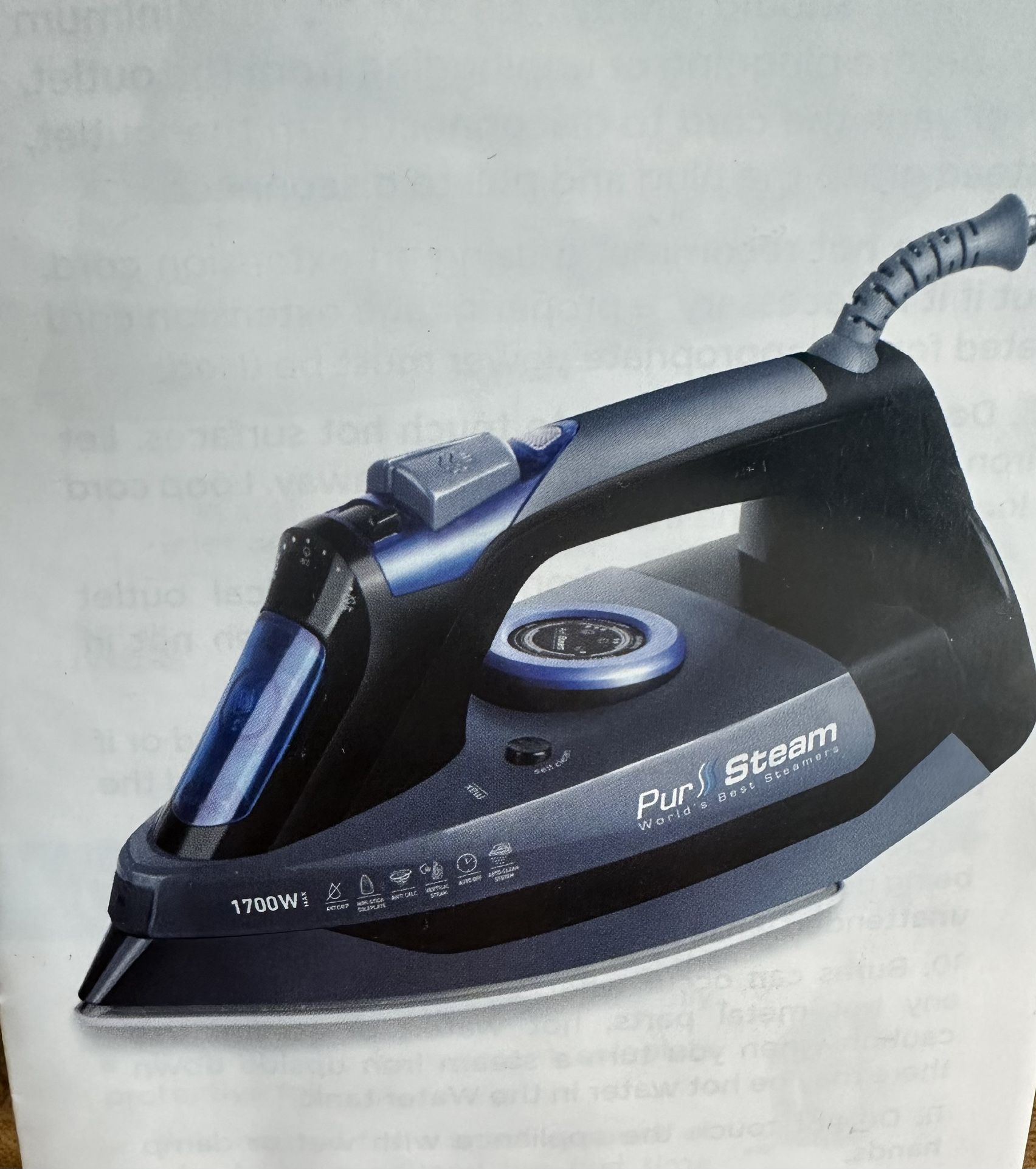 PUR STEAM IRON