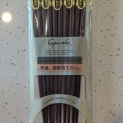 [New] Japanese Natural Wood Chopsticks 10 Pairs 