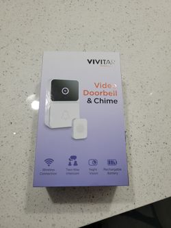 Video doorbell camera and chime