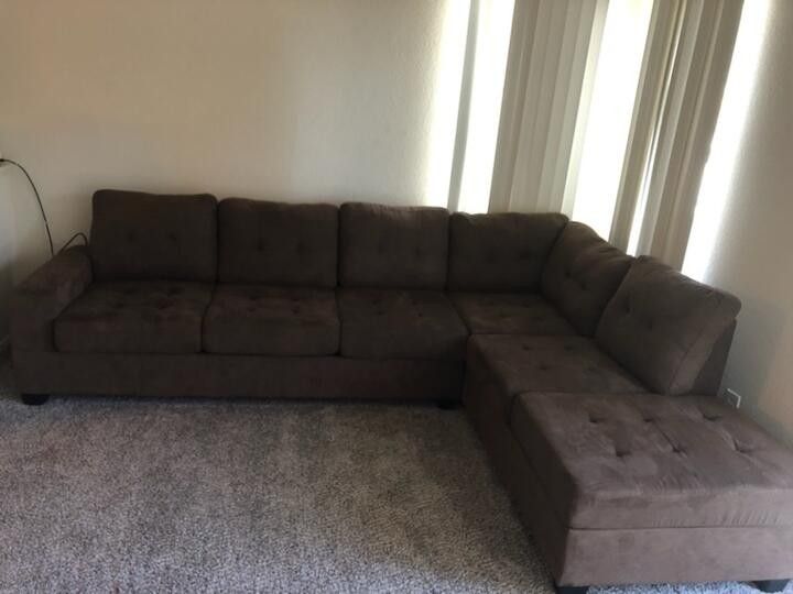 Brown Sectional Couch 