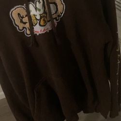 Get Money Daily Hoodie Brown Size L