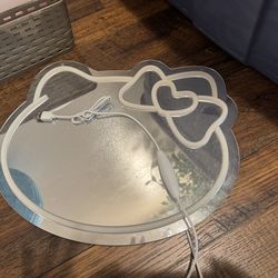 Hello Kitty Mirror with light
