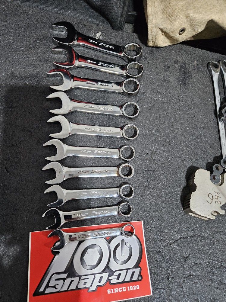 New Snap-on Stubby Wrench Set