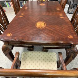 6 Chair Wood Dining Table