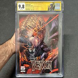 Marvel Comics Venom #27 CGC 9.8  Signature And Sketch Jonboy Meyers Error Edition 