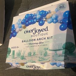 Overjoyed Boutique Charming Blue Balloon Arch Kit - 60 CT