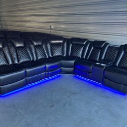 Brand New Power Reclining Sectional Couch