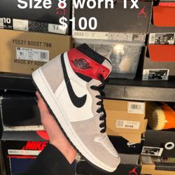 Jordan 1 Smoke Grey Size 8 $100 