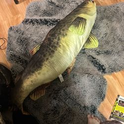 Giant Fish, Body Pillow/Stuffed Animal (Vintage)