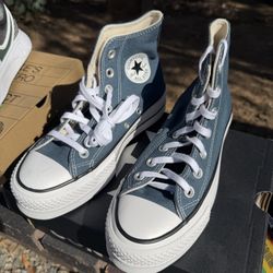 Brand New Converse Chuck Taylor All Star Lift Platform High Tops - Women’s Size 5 “Deep Sleep” Blue