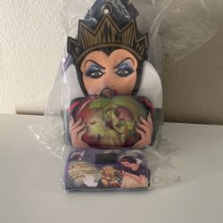Loungefly Disney Villains Evil Queen Lenticular Scenes Mini Backpack And Matching  Wallet