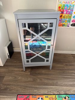 Glass door cabinet