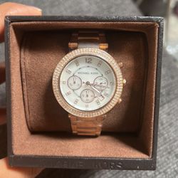 Rose Gold MK Watch