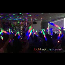 LED Light Up Foam Sticks ,  Color Changing Glow Party Supplies for Halloween, Raves, Concert, Wedding events 