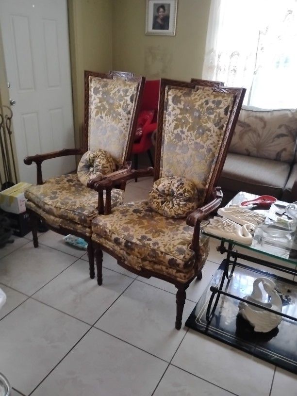 Vintage Wingback Chairs