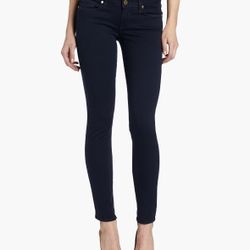 PAIGE Skyline Ankle Peg in Black Shadow