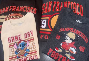 NFL gear . 49ers , Raiders , Rams , Packers ETC