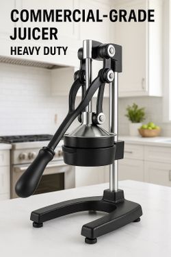 Heavy Duty Commercial Juicer – Stainless Steel & Cast Iron