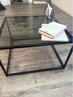 glass coffee table