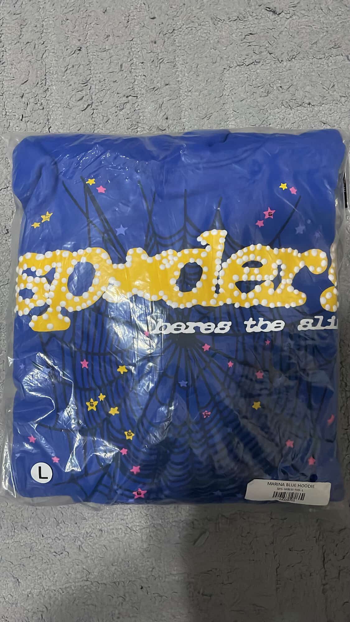 Blue\yellow Spider Hoodie