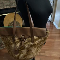 Michael Kors Straw Purse