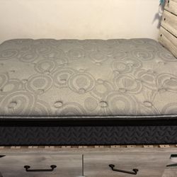 Queen Size Ashley Pillows Top Firm Mattress Brand New Only Two Years Old I’m Asking For 300