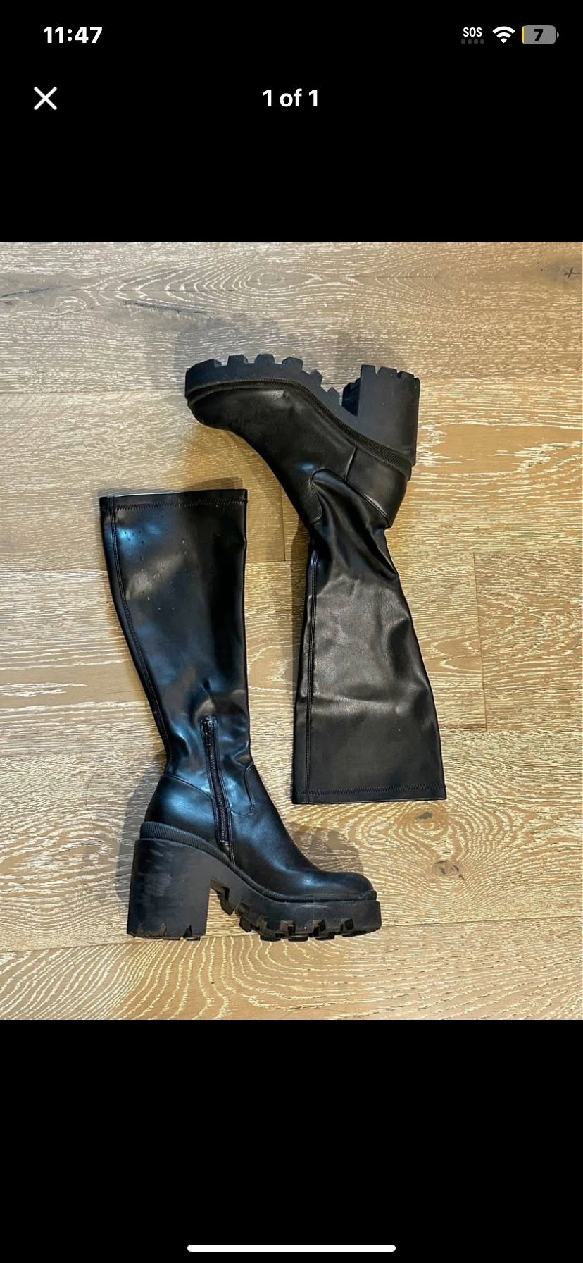 Black boots