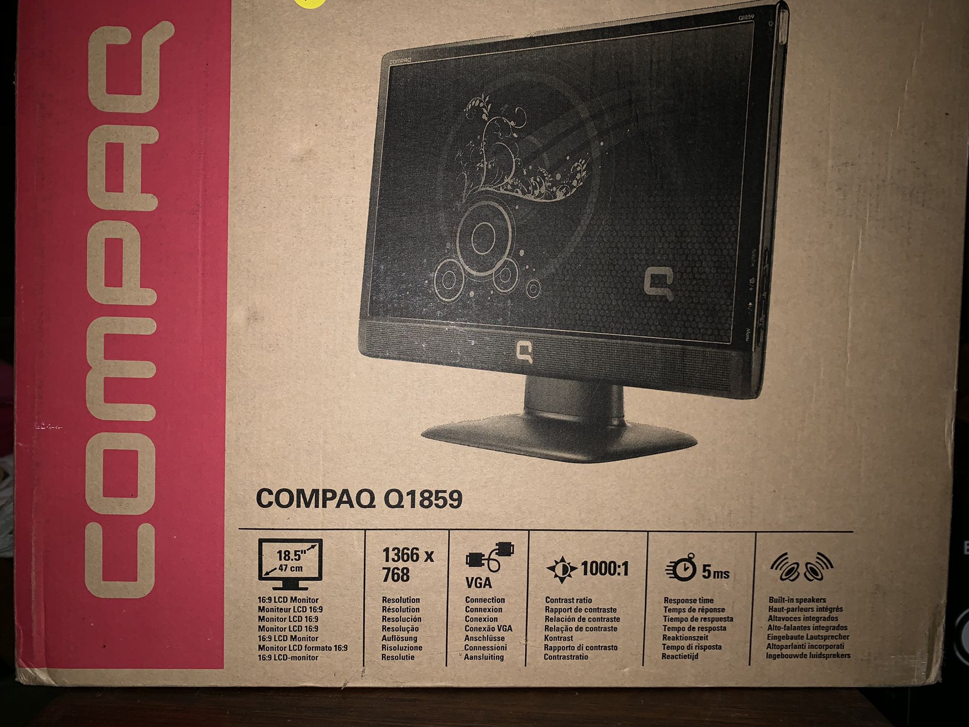20” Compaq Computer Monitor