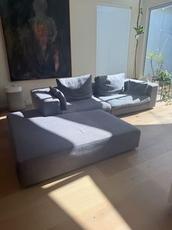 Modern Grey Sofa Sectional - HD Buttercup