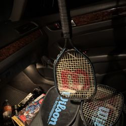 Vintage Wilson Graphite Boss racquetball racquets