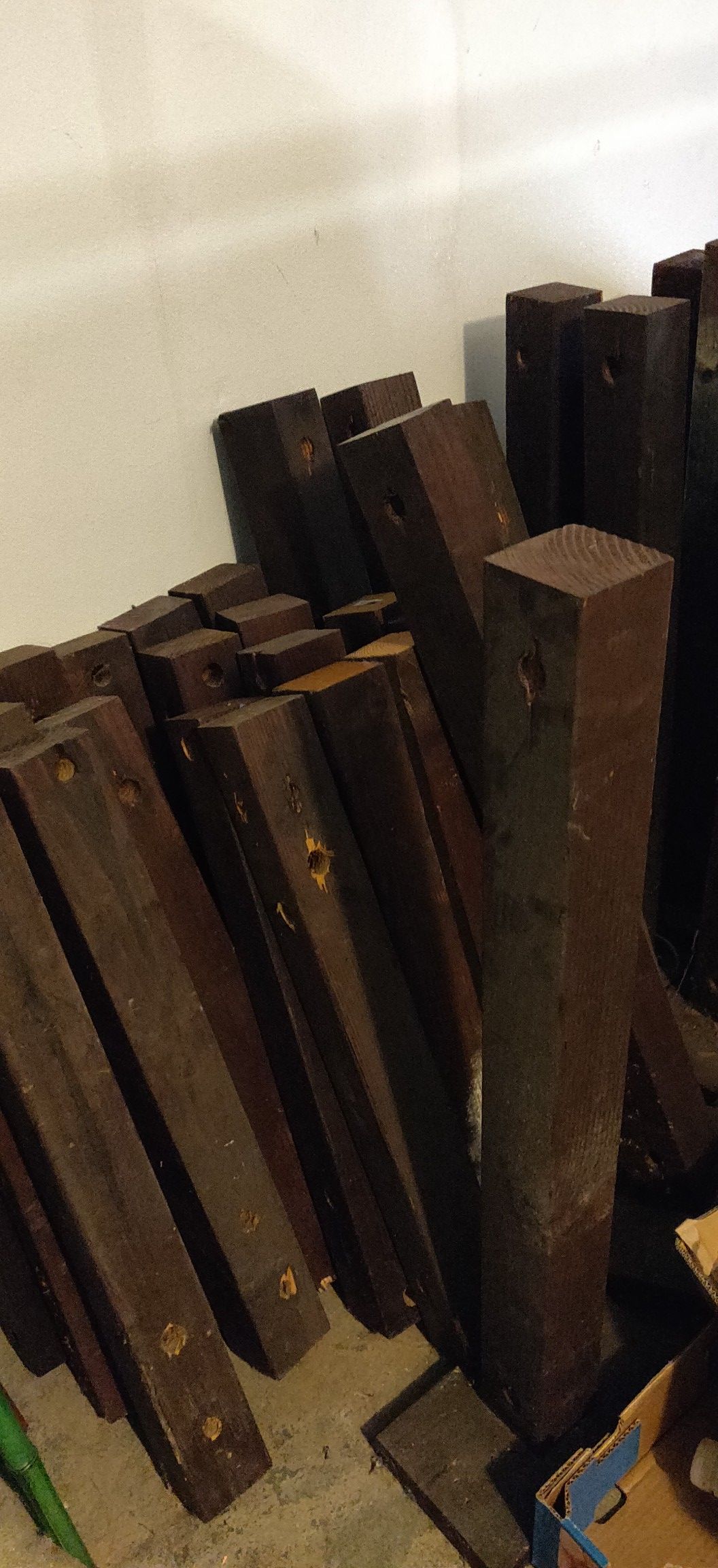 Assortment of wood