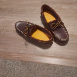 NEW MENS TIMBERLAND  SIZE 7 BROWN LEATHER$20.00