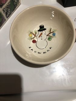 Snowman Lot 3 items