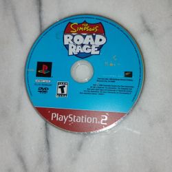 Simpsons ROAD RAGE PS 2