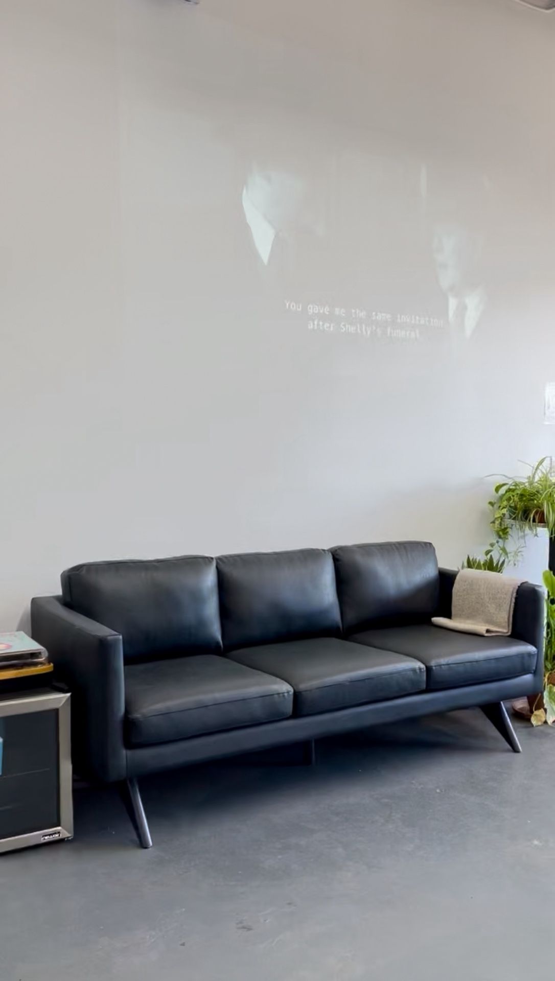 Beautiful Faux Leather Couch