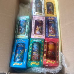 1994 Burger King Disney Tumbler Set Of 8