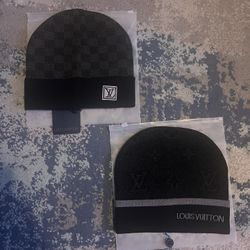 2 Louis Vuitton Beanies