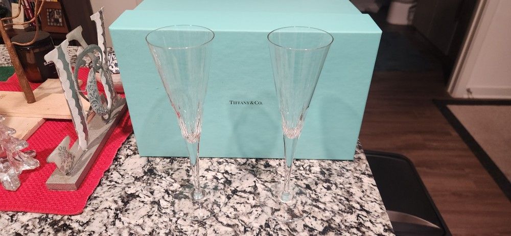 Tiffany Champagne Flutes