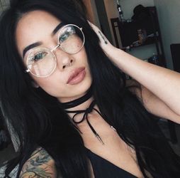 Wrap around choker with silver accents