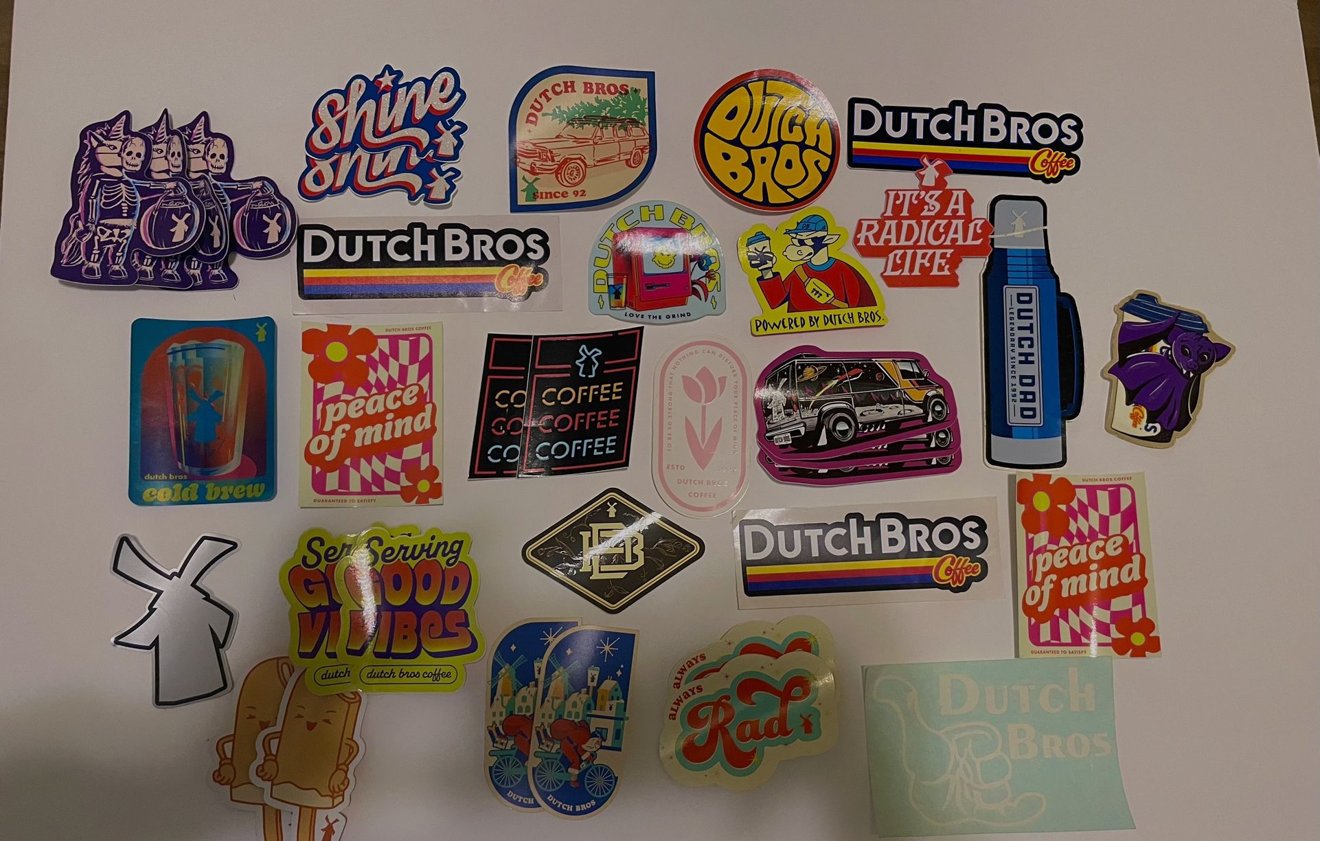 Dutch bros stickers!