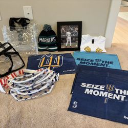Mariners Lot, Ichiro Picture, Shirt, Beanie, Bags, Towels