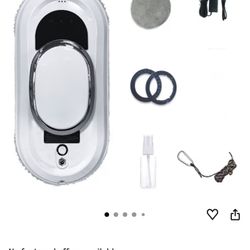 Window Cleaning Robot, Window Vacuum Cleaner Smart Glass Cleaning Robot, Outdoor/Indoor Intelligent Automatic Cleaning Robot for Windows/Tiles/Class D